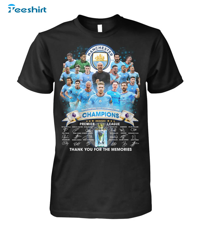 Manchester City Champions 22 23 Shirt For Sport Lover