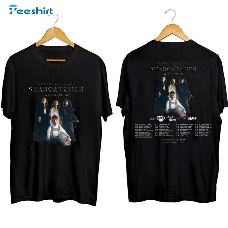 Greta Van Fleet Starcatcher World Tour Music Shirt