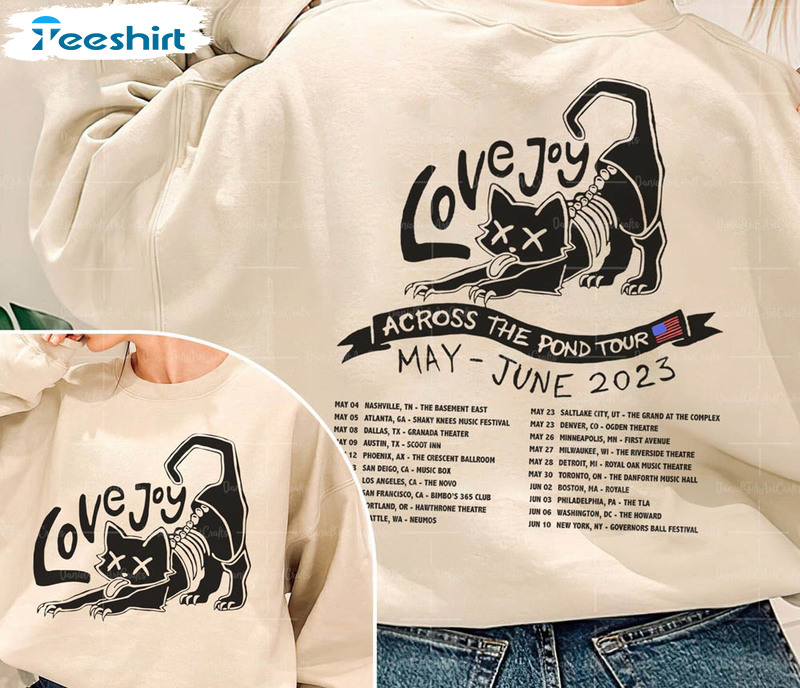 Lovejoy Tour Concert Across The Pond Tour Shirt