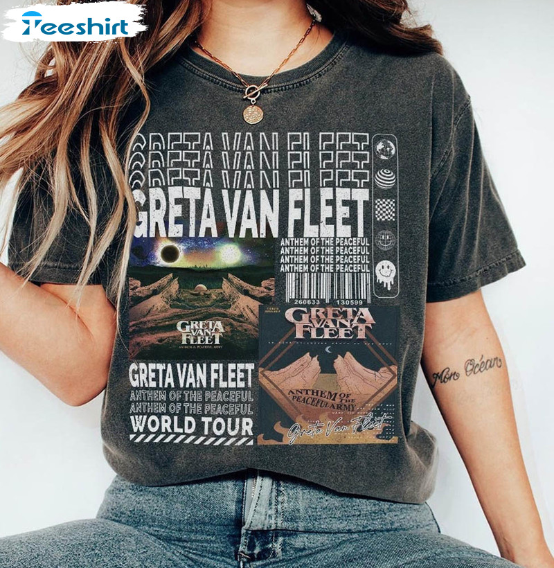 Greta Van Fleet Music World Tour 2023 Shirt