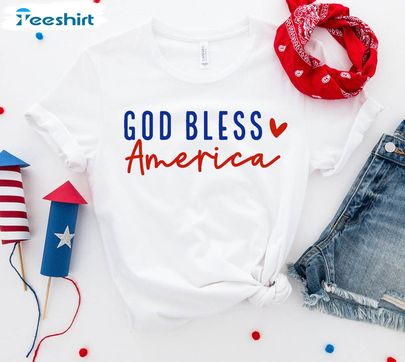 4th Of July God Bless America Shirt