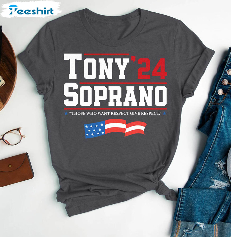 Tony Soprano 2024 Election Tv Series Character Political Shirt