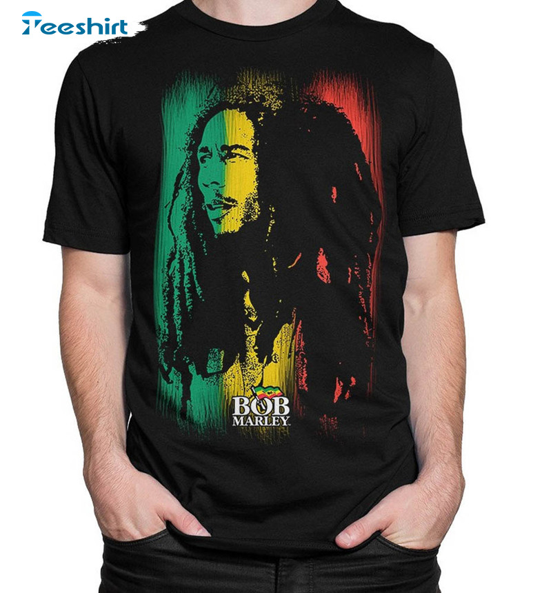 Bob Marley Tricolor Comfort Shirt For Fan