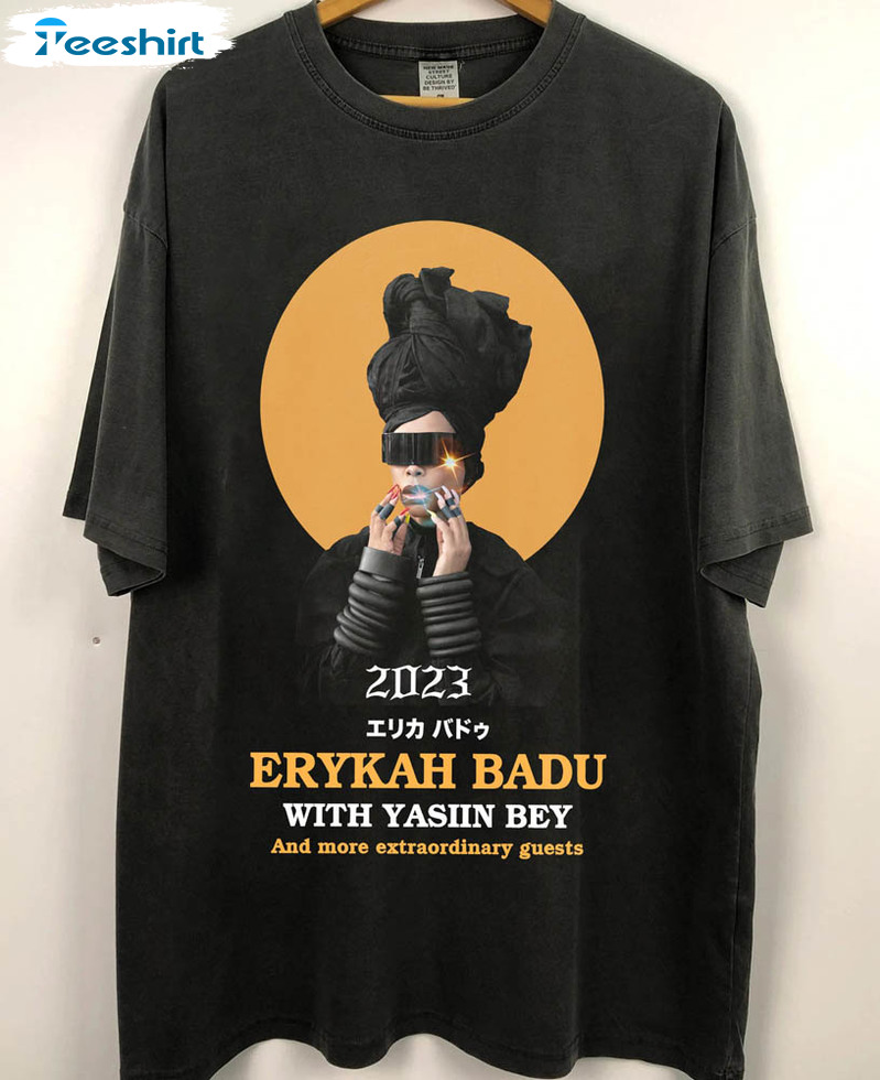Quality Erykah Badu Tour 2023 With Yasiin Bey Unisex T-Shirt - Roostershirt