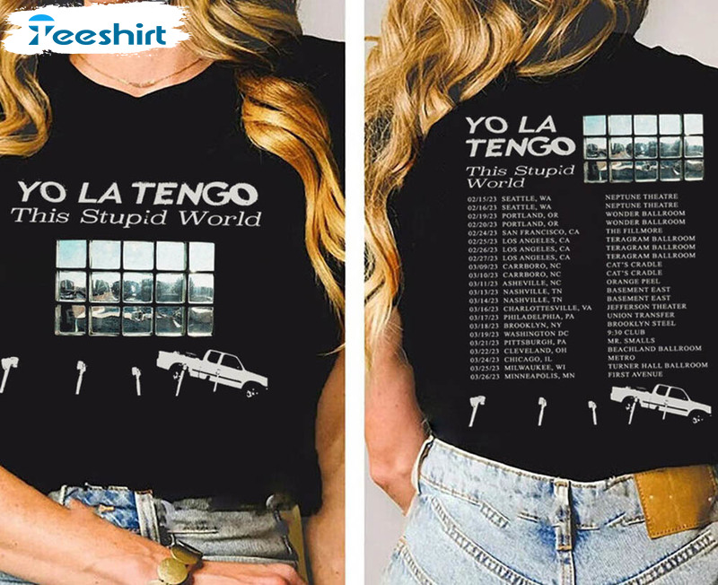 Yo La Tengo This Stupid World Us Tour 2023 Shirt