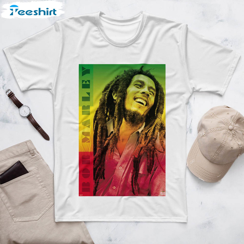 Bob Marley Colorful Shirt For Fan