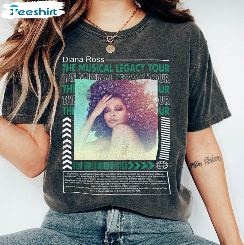 Diana Ross Music The Musical Legacy Concert 2023 Shirt