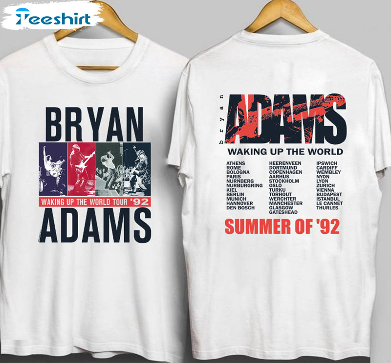 Original Vintage 1992 Bryan Adams Waking Up The World Shirt