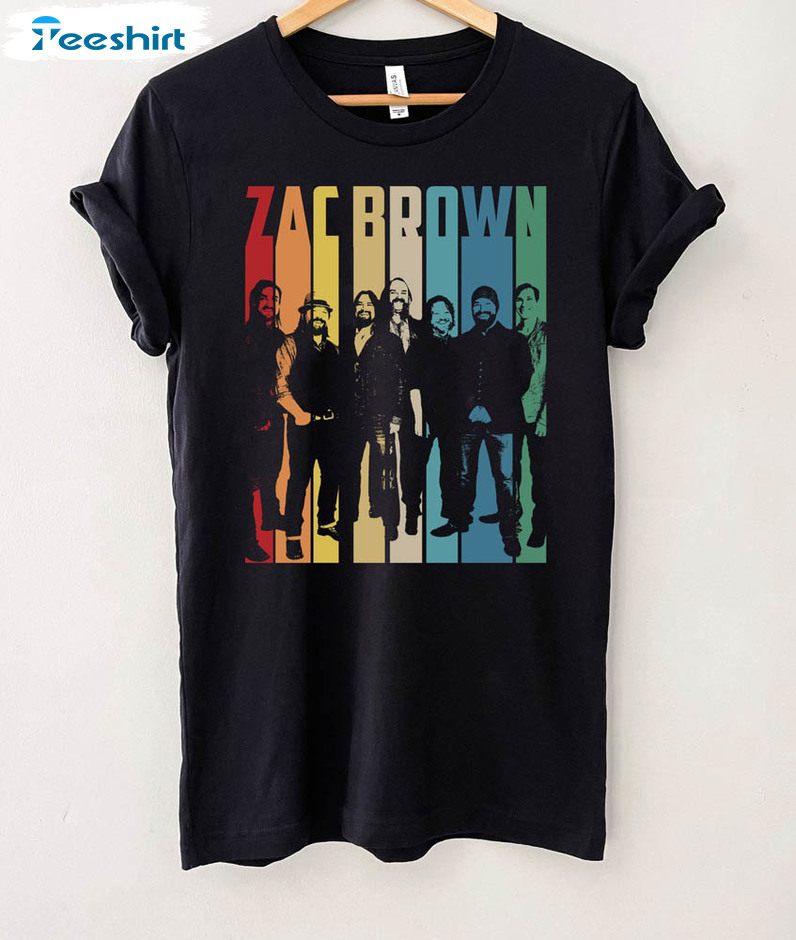 Zac Brown Band Retro Shirt For Music Lover