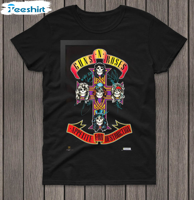 Limited Guns N Roses Slash Concert Shirt