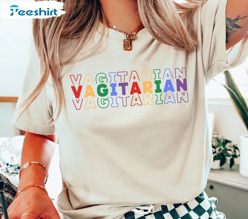 Funny Vagitarian Lgbtq Valentines Day Shirt