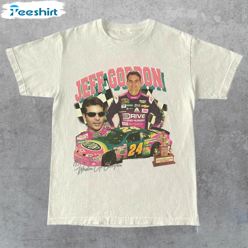 Jeff Gordon Nascar Racing Comfort Shirt For Men Women