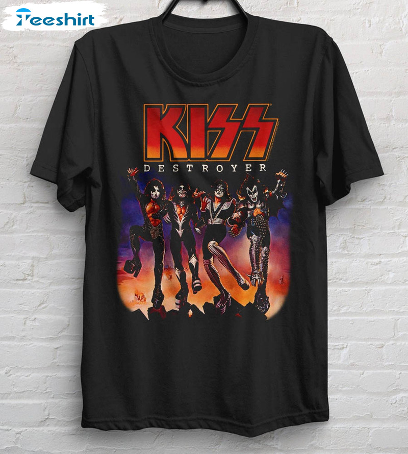 Kiss Destroyer Album Rock And Roll Music Shirt For Music Lover