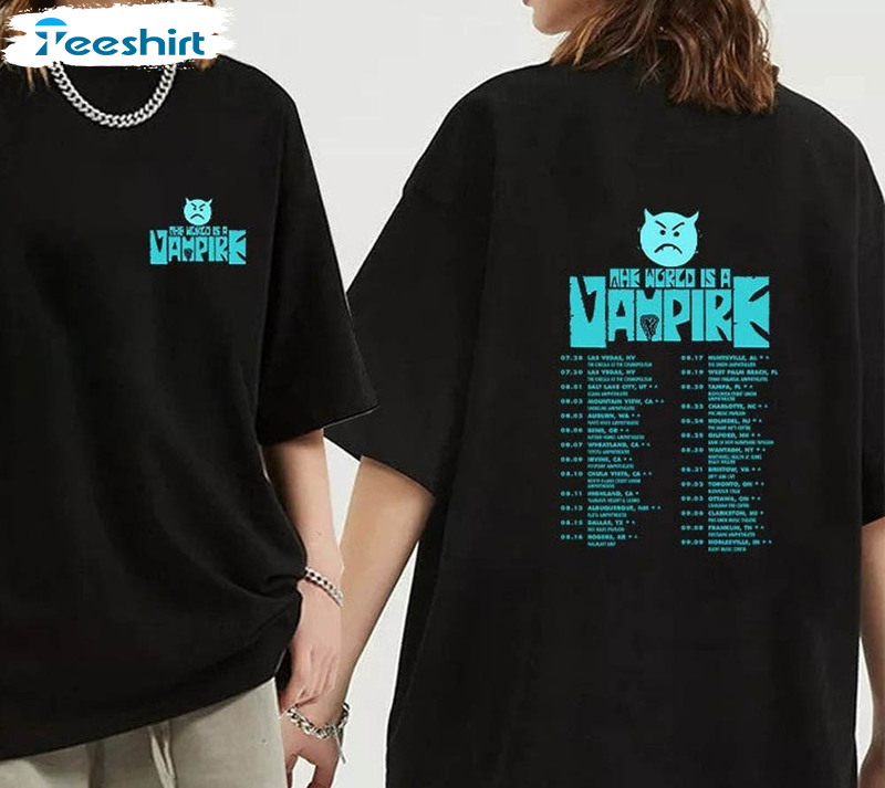 The Smashing Pumpkins The World Is A Vampire Tour 2023 Shirt