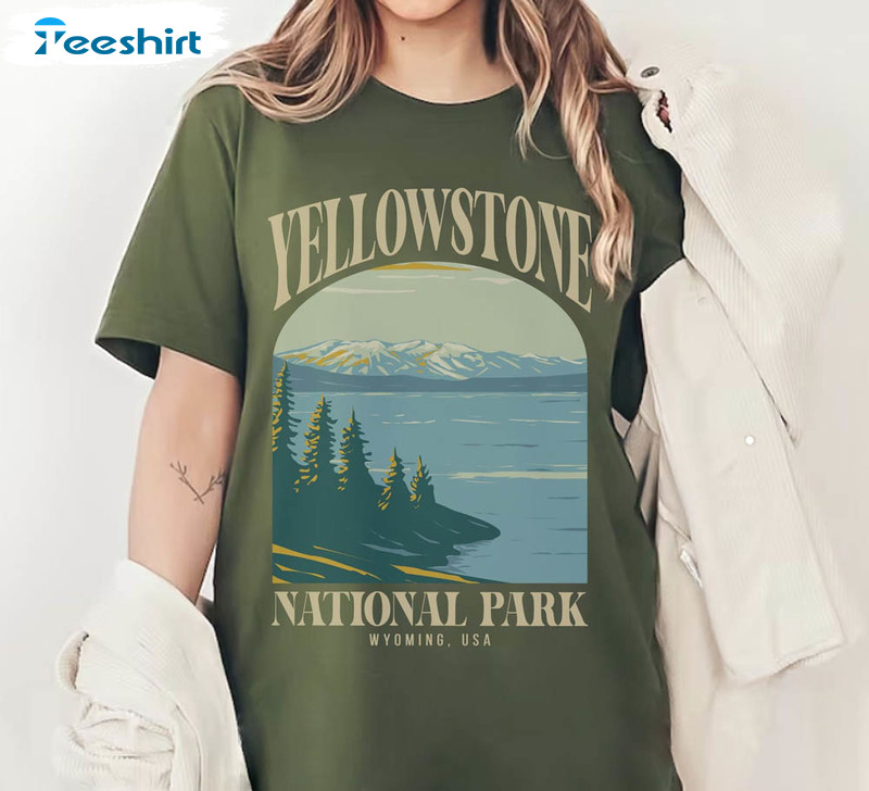 Yellowstone National Park Wyoming Mountain Shirt