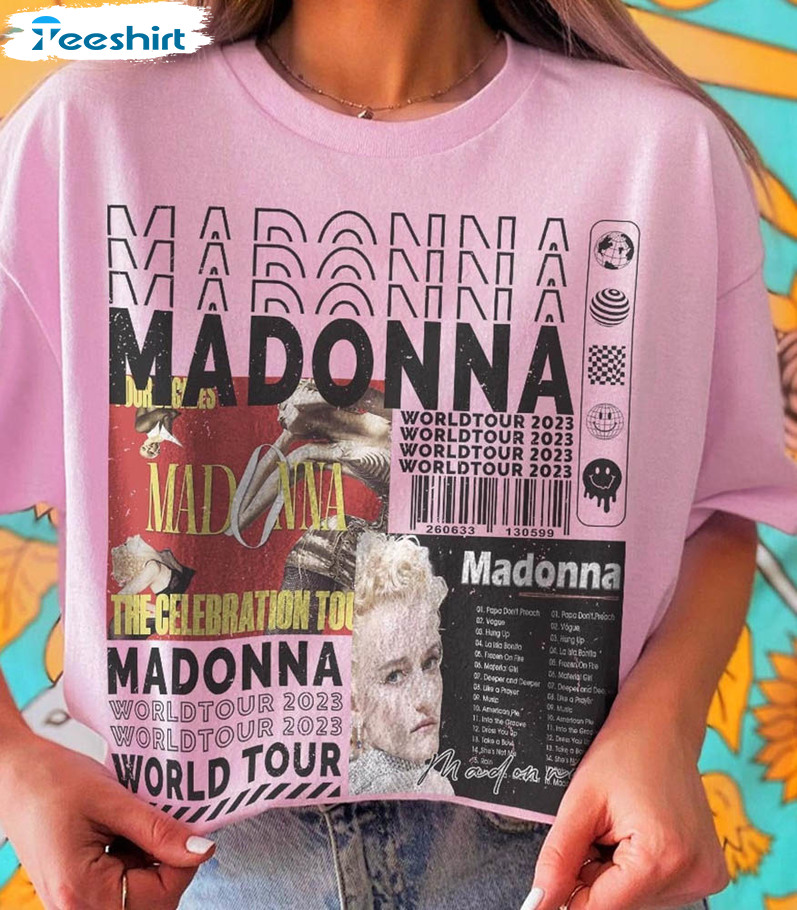 Madonna Music The Celebration Tour 2023 Tickets Shirt