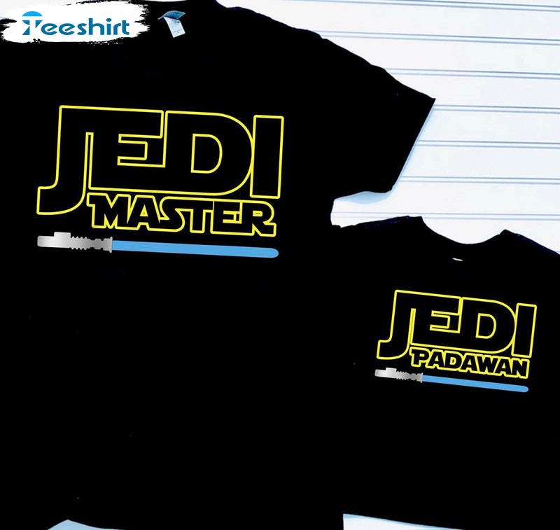 Jedi Master Matching Father And Son Shirt