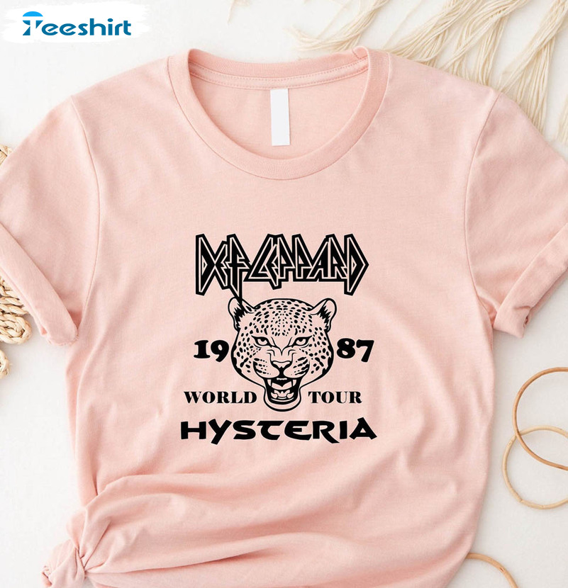 Def Leppard 1987 World Tour Hysteria Shirt