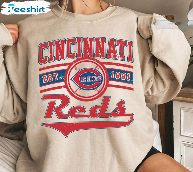 Cincinati Reds Est 1881 Vintage Baseball Fan Unisex Shirt - T
