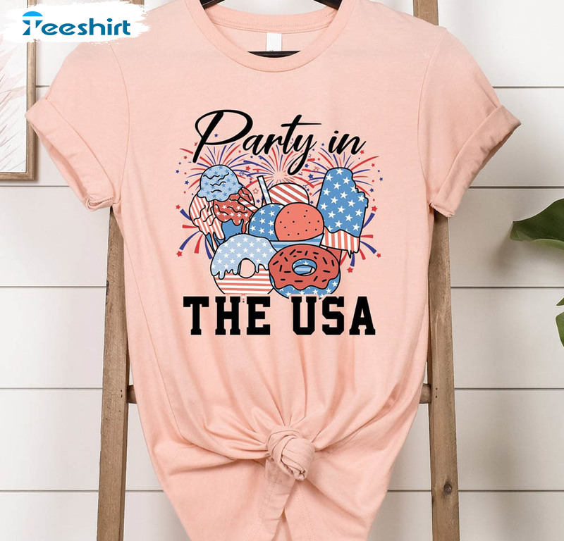Party In The Usa 4th Of July Family Matching Shirt