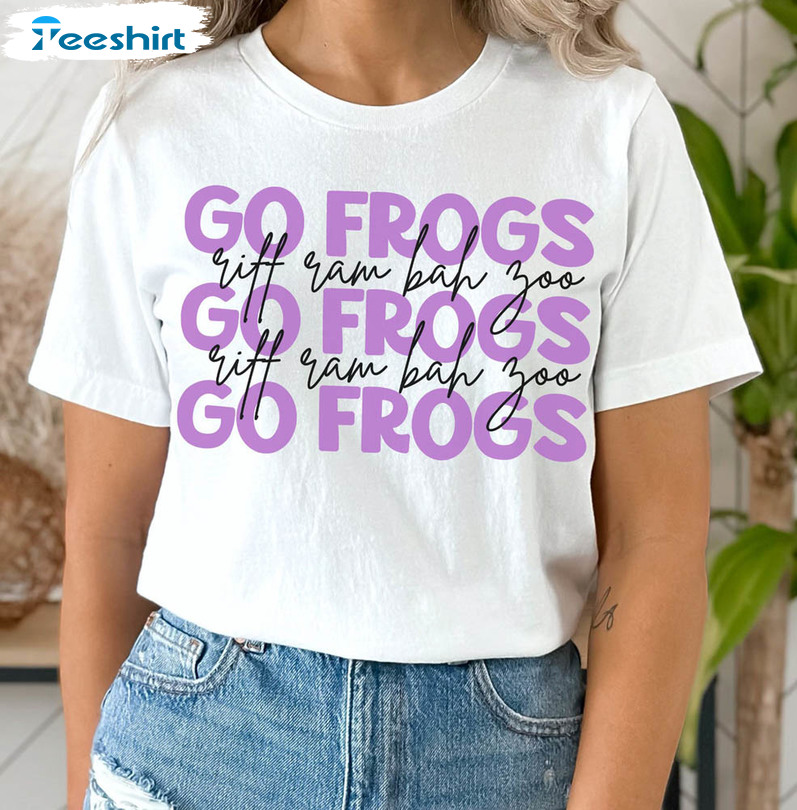 Go Frogs Tcu Riff Ram Bah Zoo Texas Christian Shirt