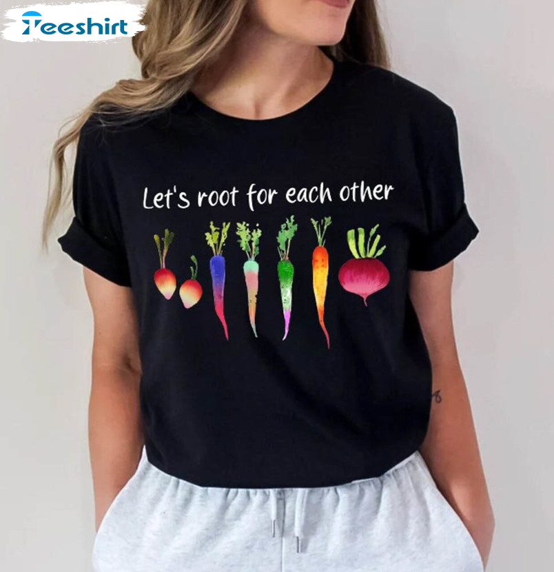 Let's Root For Each Other Lgbtq Plant Shirt