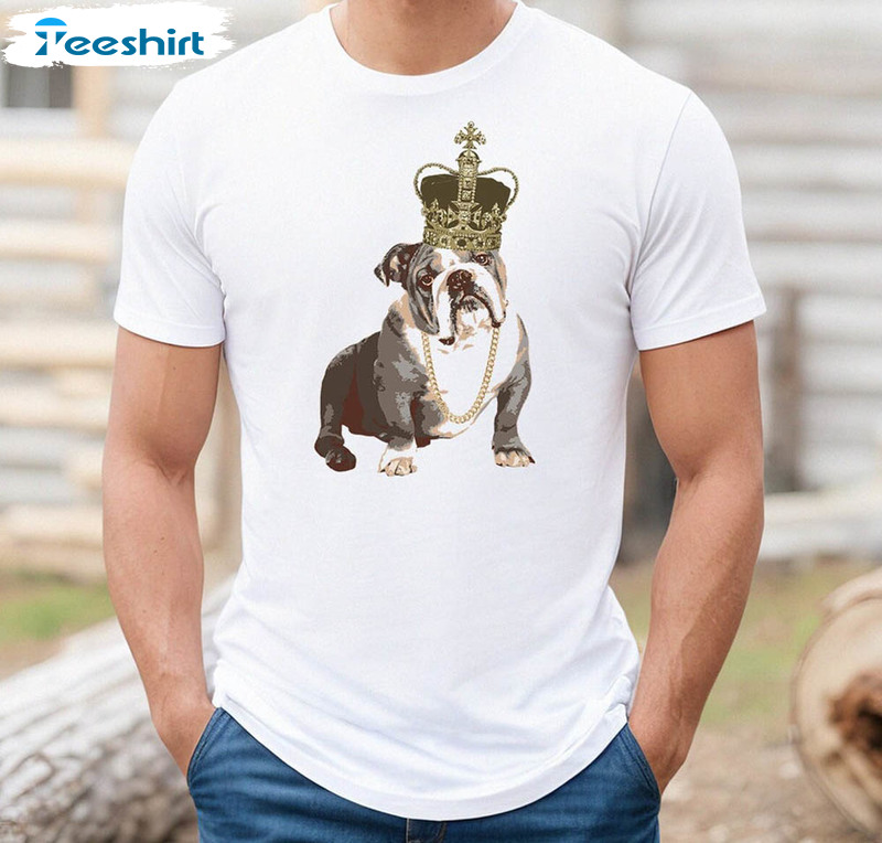 British Bulldog Biggie With Crown Thug Shirt