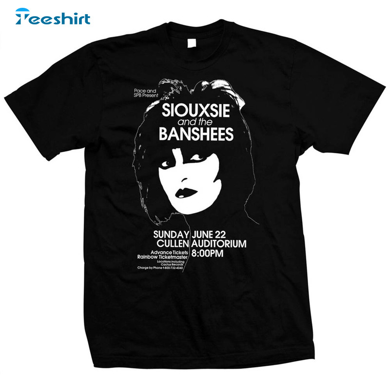 Siouxsie And The Banshees Punk Flyer Hand Shirt For Fan