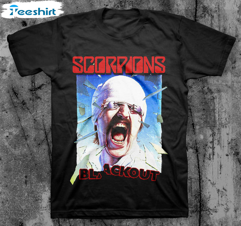 Vintage Scorpions Music Band Shirt For Fan