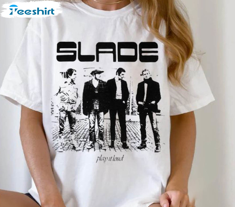 Slade Play It Loud Music Rock Tour Shirt