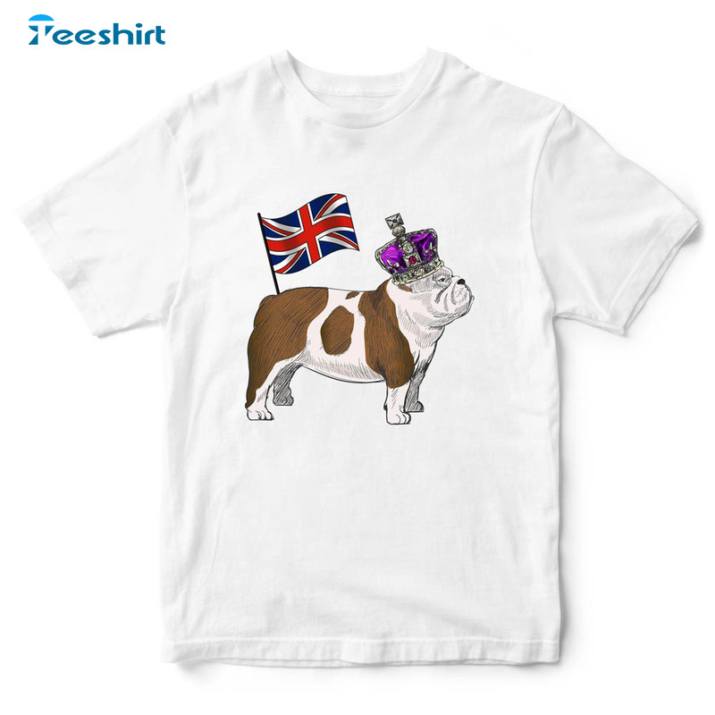 Funny British Bulldog Coronation Shirt For Men Women