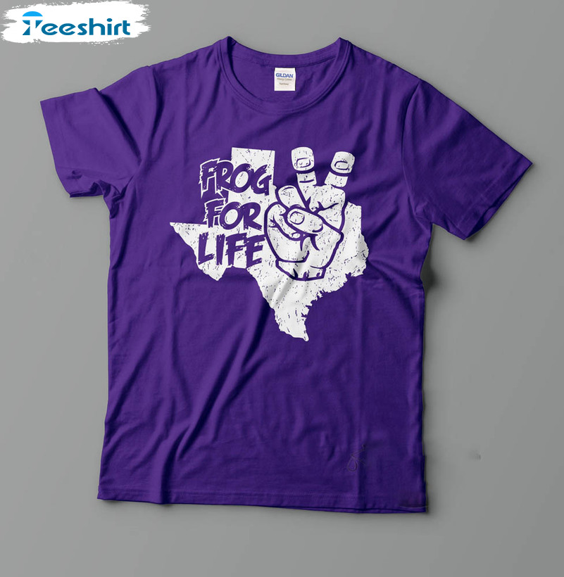 Tcu Horned Frogs Sign Distressed Funny Shirt