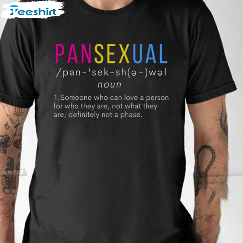 Lgbtq Pansexual Definition Pride Shirt