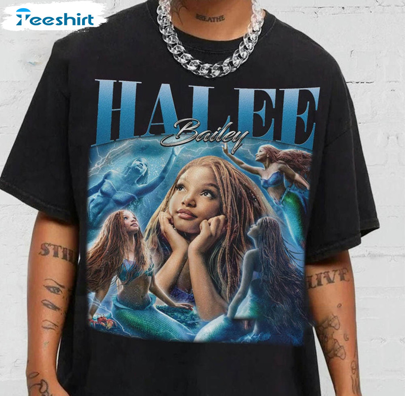 Retro Halle Bailey The Little Mermaid Shirt For Men Women