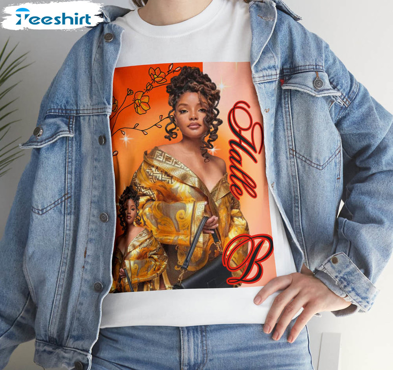 Orange Halle Bailey Beauty Little Mermaid Shirt