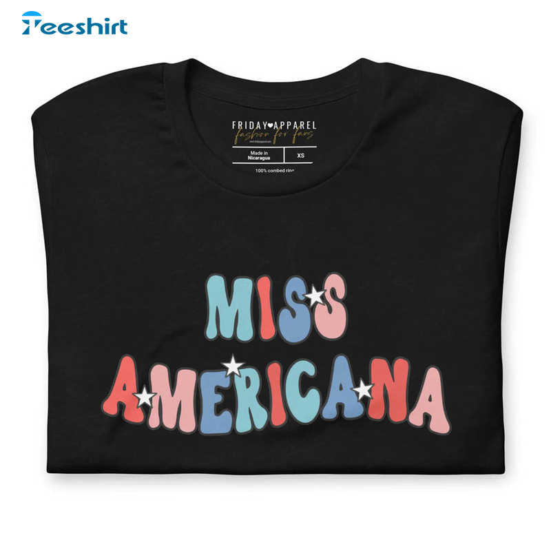 Miss Americana Swiftie 4th Of July America Summer Shirt