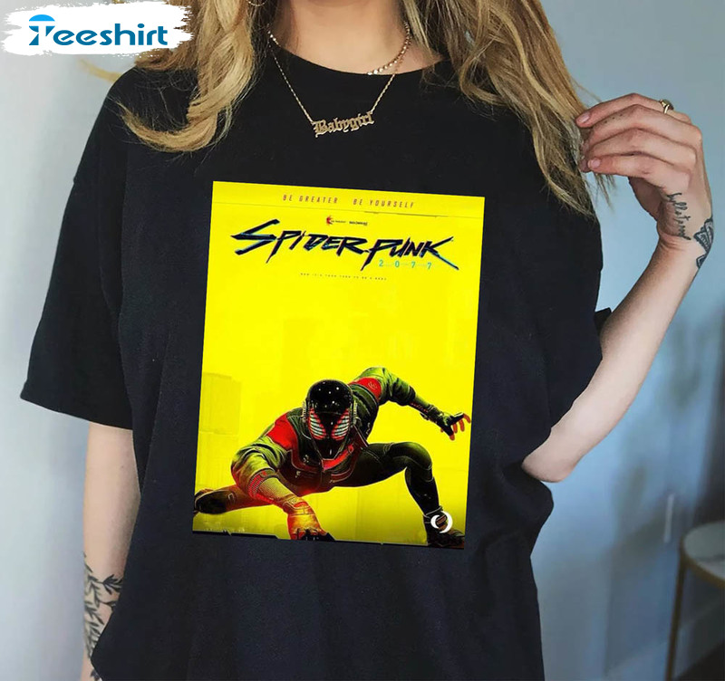 Spider Punk Funny Spider Man Shirt For Marvel Lover