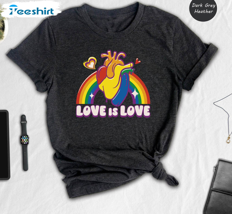 Love Is Love Lgbt Rainbow Gay Pride Shirt