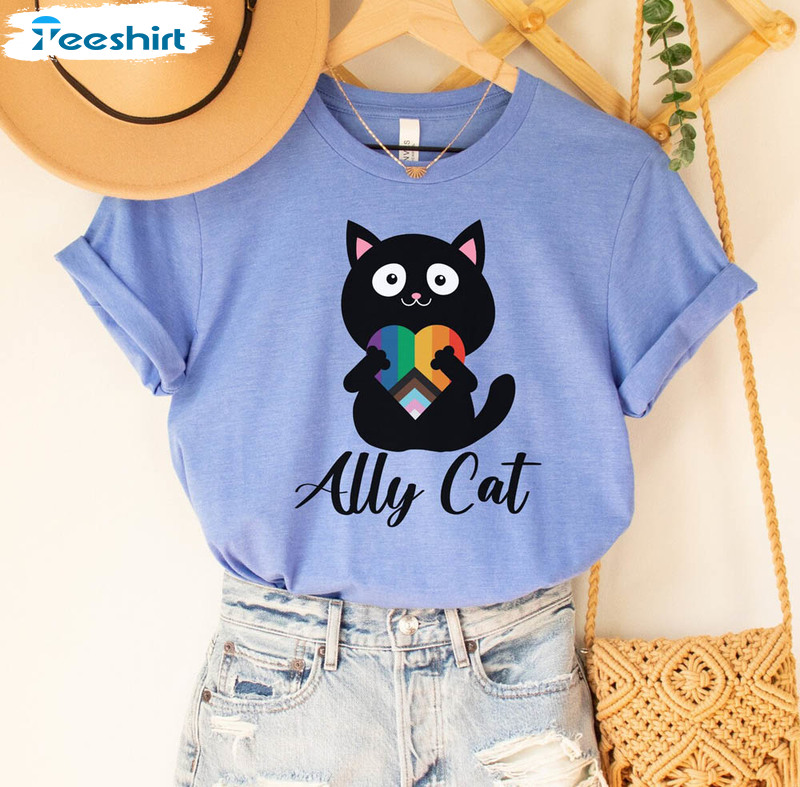 Pride Apparel Lgbt Ally Cat Funny Shirt