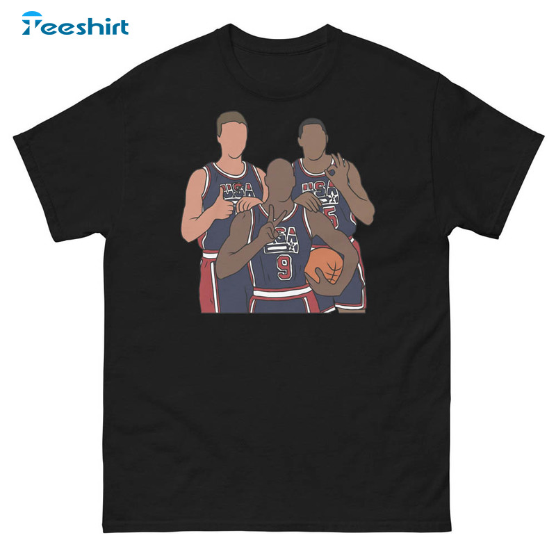 Magic Johnson Michael Jordan Larry Bird Basketball Shirt