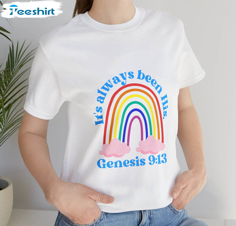 God's Rainbow Genesis 9 13 Conservative Cute Shirt