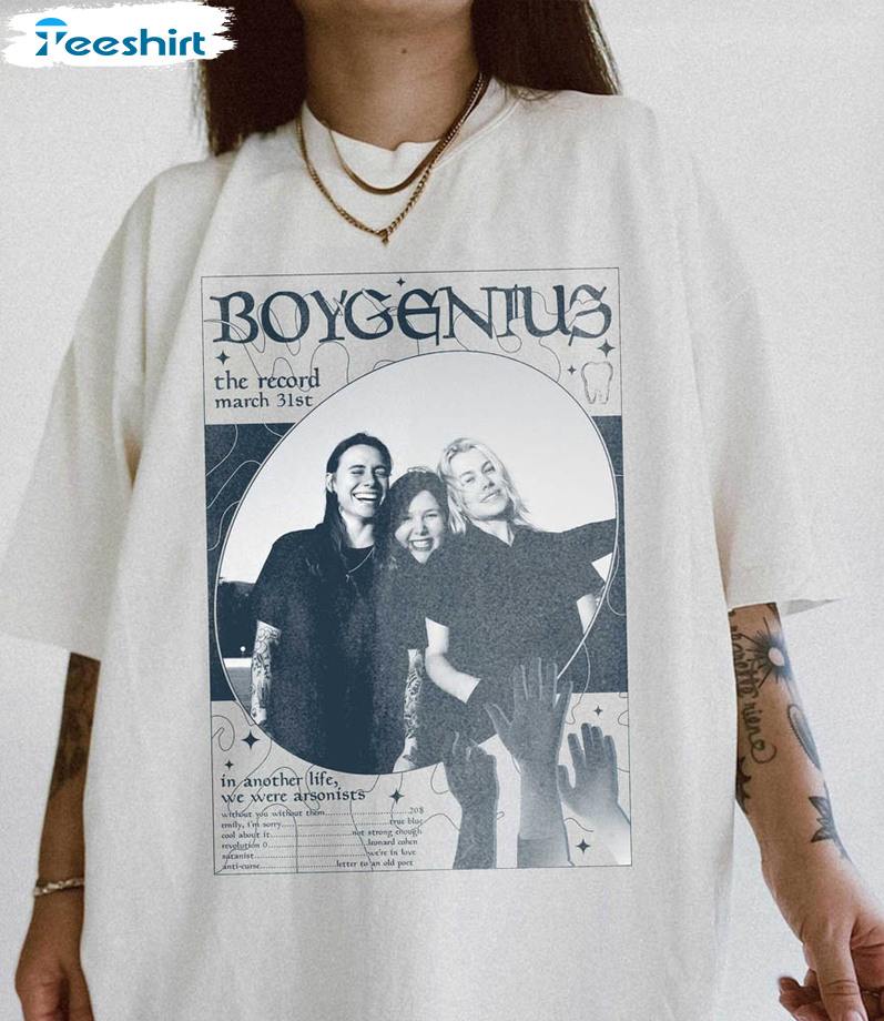 Boygenuiss The Record Music Tour 2023 Shirt