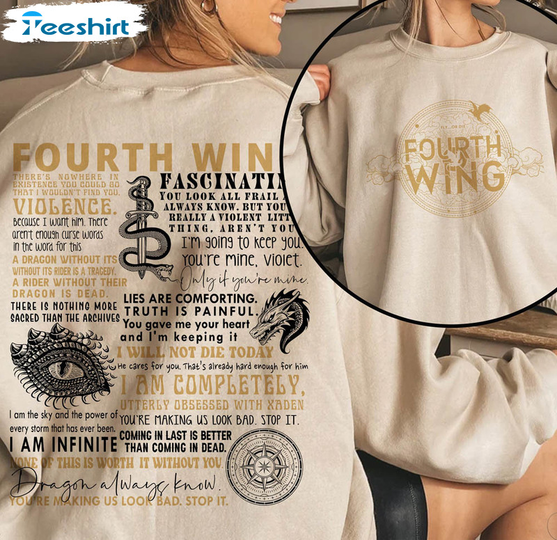 Fourth Wing Rebecca Yoros Basgiath War College Shirt