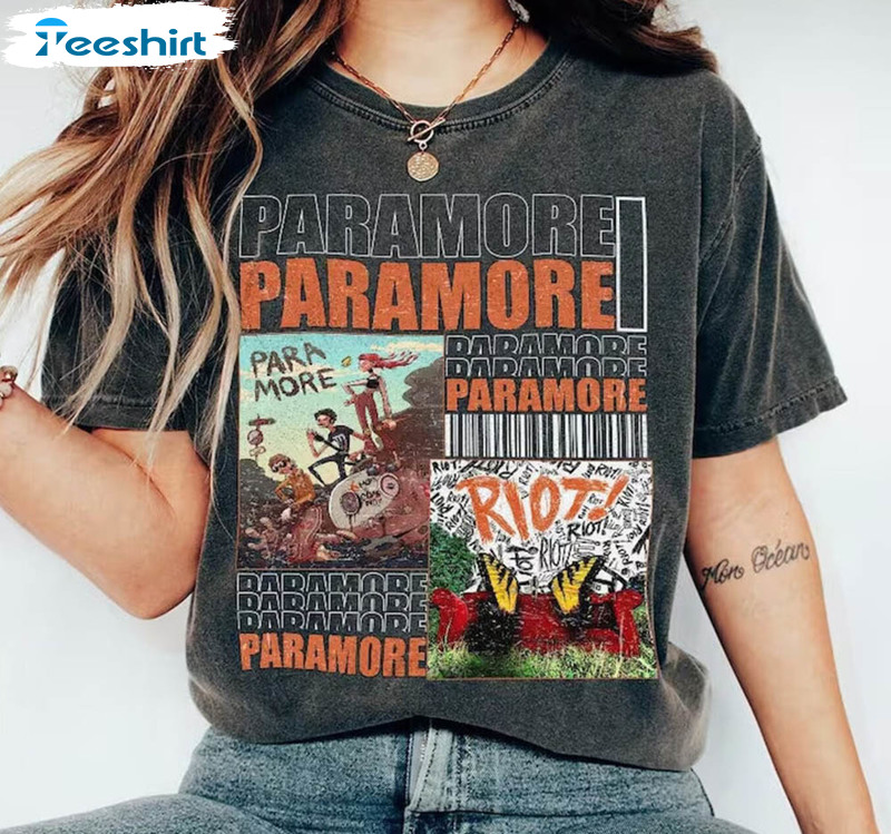 Vintage Music Concert 2023 Paramore Shirt
