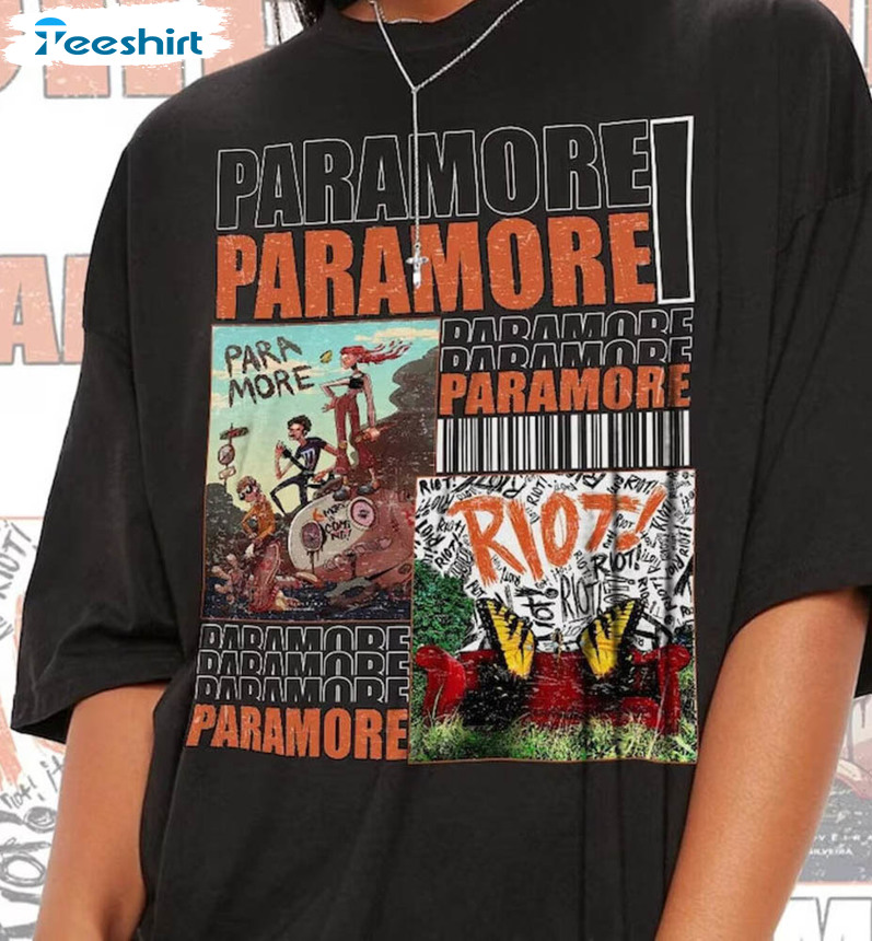 Vintage Music Concert 2023 Paramore Shirt