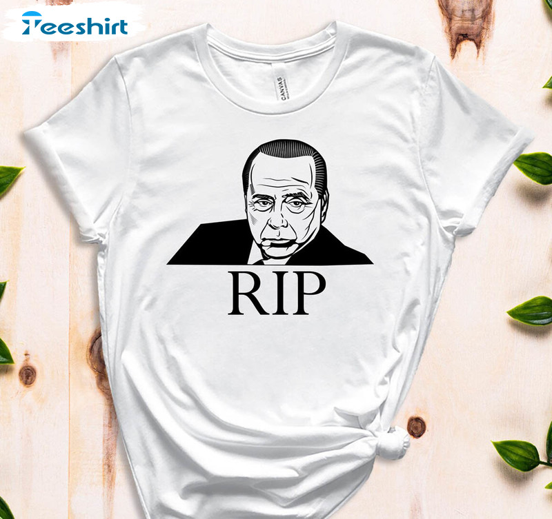 Rip Silvio Berlusconi Italian Politics Appareal Shirt