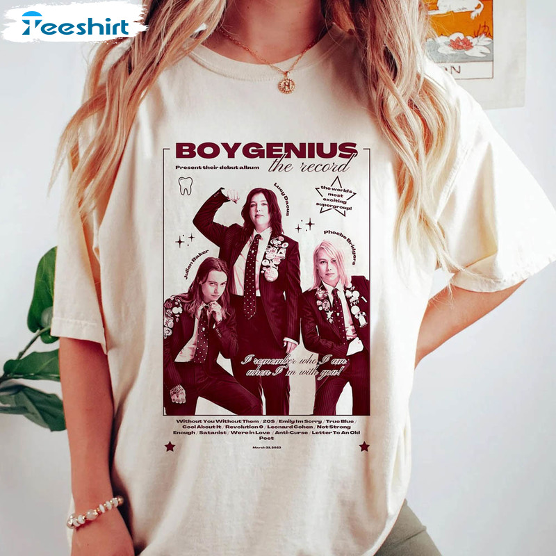 Boygenuiss Band The Record Rock Music Tour 2023 Shirt