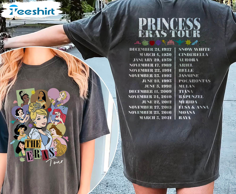 Disney Princess Eras Tour Shirt For Fan