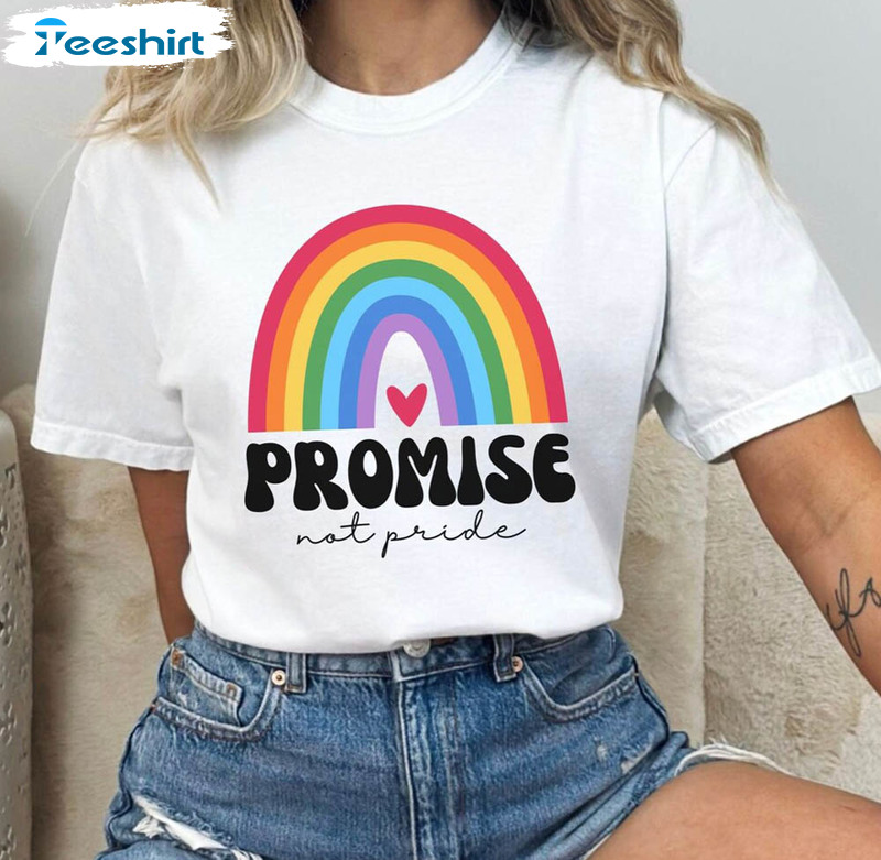 Comfort Promise Not Pride Christian Rainbow Shirt