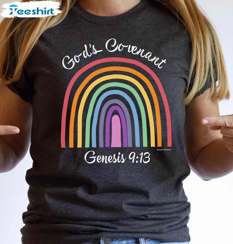 God's Covenant Christian Rainbow Genesis 9 13 Shirt